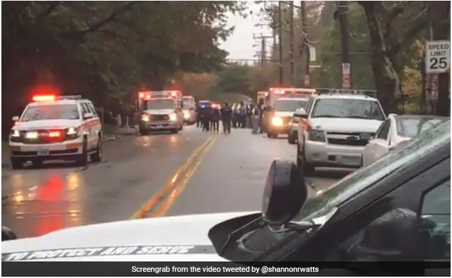 യു.എസിലെ പിറ്റ്‌സ്ബര്‍ഗില്‍ വെടിവെപ്പ്; 11 പേര്‍ കൊല്ലപ്പെട്ടു