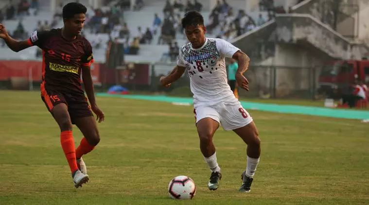 എെ ലീഗ്: ഗോകുലം കേരള എഫ്.സി മോഹൻ ബഗാൻ മത്സരം സമനിലയിൽ എെ ലീഗ്: ഗോകുലം കേരള എഫ്.സി മോഹൻ ബഗാൻ മത്സരം സമനിലയിൽ