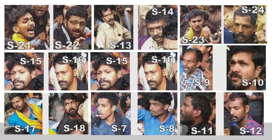 ശബരിമല ദര്ശനത്തിനെത്തിയ സ്ത്രീയെ തടഞ്ഞ സംഭവം;പൊലീസ് 150 പേരുടെ ഫോട്ടോ ഉള്പ്പെടുത്തി ആല്ബം തയ്യാറാക്കി ശബരിമല ദര്ശനത്തിനെത്തിയ സ്ത്രീയെ തടഞ്ഞ സംഭവം;പൊലീസ് 150 പേരുടെ ഫോട്ടോ ഉള്പ്പെടുത്തി ആല്ബം തയ്യാറാക്കി