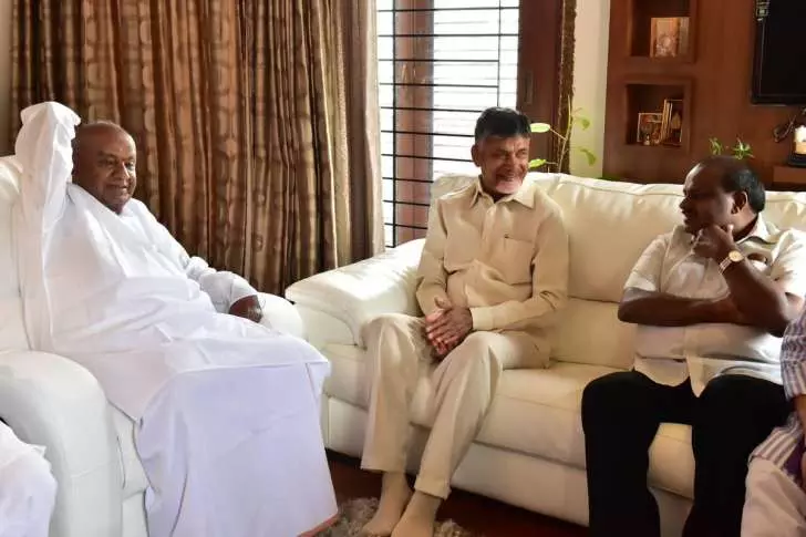 ജനാധിപത്യത്തെ രക്ഷിക്കാന്‍ പ്രതിപക്ഷ പാര്‍ട്ടികളെ ഒന്നിപ്പിക്കുമെന്ന് ചന്ദ്ര ബാബു നായിഡു  