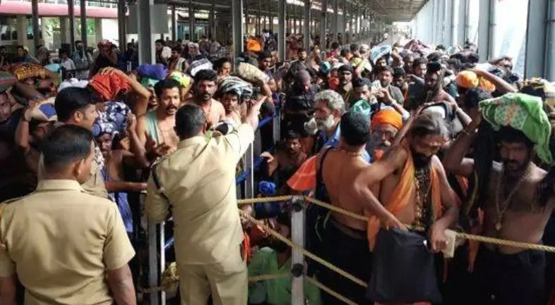 ശബരിമല നട നാളെ തുറക്കും; സംഘർഷ സാധ്യത കണക്കിലെടുത്ത് കനത്ത സുരക്ഷ