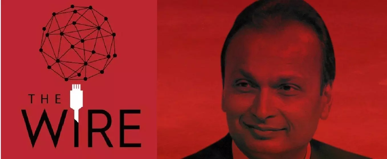 ദി വയറിനെതിരെ 6000 കോടിയുടെ നഷ്ടപരിഹാരം ആവശ്യപ്പെട്ട് റിലയൻസ് കോടതിയിലേക്ക് ദി വയറിനെതിരെ 6000 കോടിയുടെ നഷ്ടപരിഹാരം ആവശ്യപ്പെട്ട് റിലയൻസ് കോടതിയിലേക്ക്