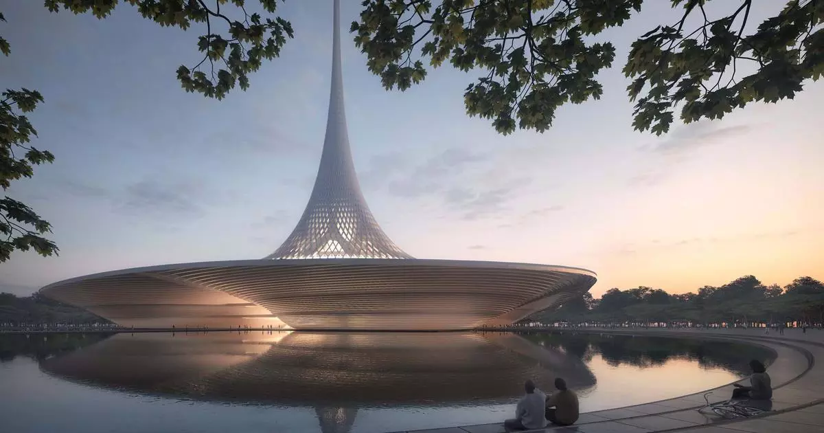 ഗുജറാത്തിലെ പട്ടേല്‍ പ്രതിമയെ തോല്‍പ്പിച്ച് ആന്ധ്രാ പ്രദേശ് നിയമസഭാ കെട്ടിടത്തിന്റെ രൂപകല്‍പ്പന