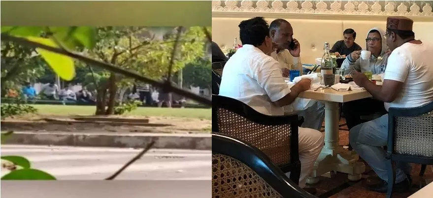 കര്ണാടക; ബി.ജെ.പി എം.എല്.എമാരുടെ ഹോട്ടല് മുറികള്ക്ക് ദിവസേന അമ്പത് ലക്ഷം രൂപ നല്കുന്നതാരെന്ന് വ്യക്തമാക്കണമെന്ന് കോണ്ഗ്രസ് കര്ണാടക; ബി.ജെ.പി എം.എല്.എമാരുടെ ഹോട്ടല് മുറികള്ക്ക് ദിവസേന അമ്പത് ലക്ഷം രൂപ നല്കുന്നതാരെന്ന് വ്യക്തമാക്കണമെന്ന് കോണ്ഗ്രസ്