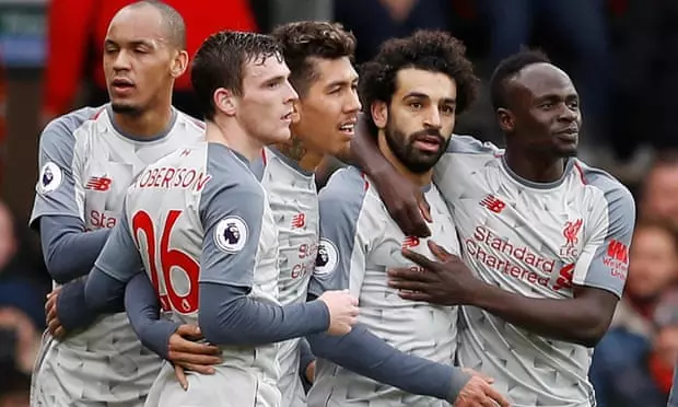 സലാഹിന് ഹാട്രിക്; ലിവര്പൂളിന് തകര്പ്പന് ജയം, ഒന്നാമത് സലാഹിന് ഹാട്രിക്; ലിവര്പൂളിന് തകര്പ്പന് ജയം, ഒന്നാമത്