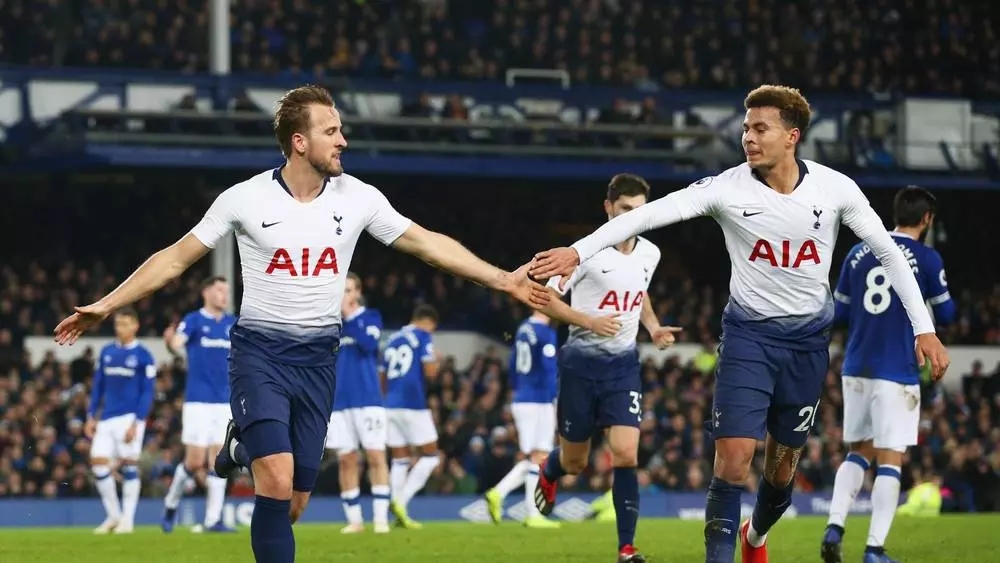 എവര്ട്ടണെതിരെ ടോട്ടനത്തിന് വന്ജയം എവര്ട്ടണെതിരെ ടോട്ടനത്തിന് വന്ജയം