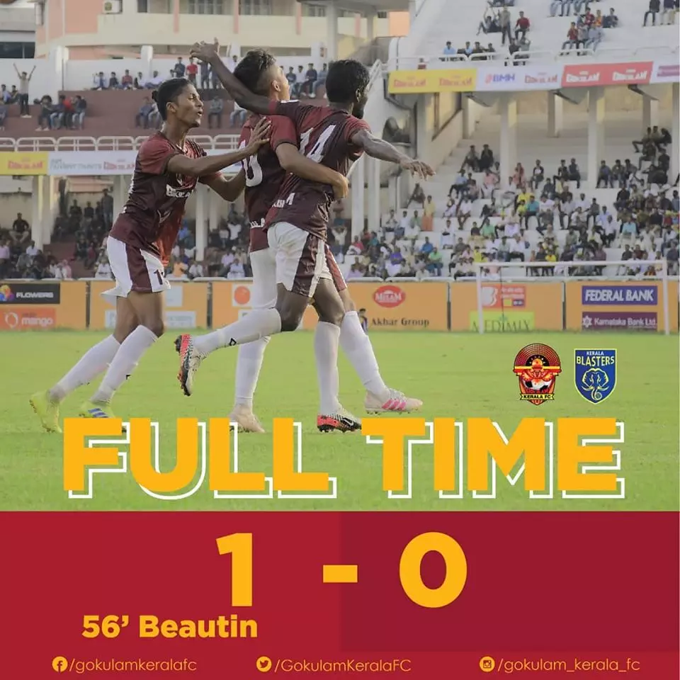 ബ്ലാസ്റ്റേഴ്‌സിനെ കൊമ്പു കുത്തിച്ച് ഗോകുലം, ആവേശകളിയില്‍ സാറ്റ് തിരൂര്‍ 