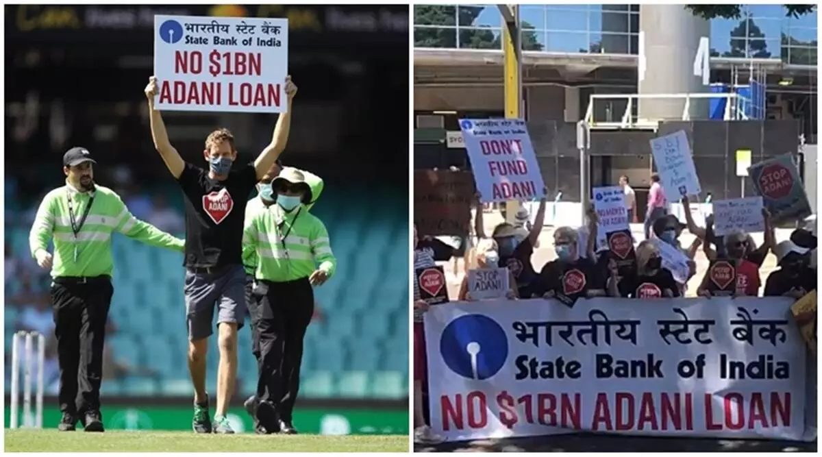 പ്രതിഷേധം ക്രീസിൽ: ഇന്ത്യ - ആസ്ത്രേലിയ മത്സരത്തിനിടെ നാടകീയ രം​ഗങ്ങൾ