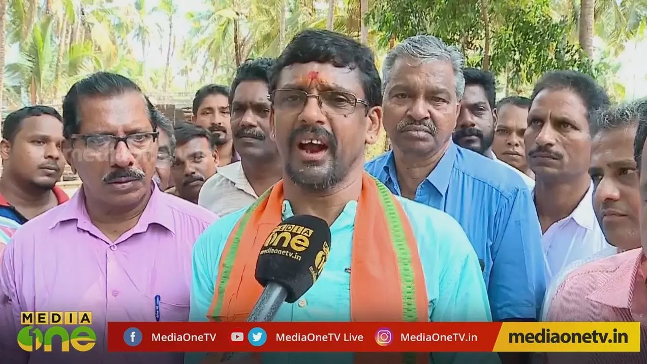 കന്നഡ വോട്ടുകളിൽ കണ്ണുവെച്ച് രവീശ  തന്ത്രിയുടെ പ്രചരണം 