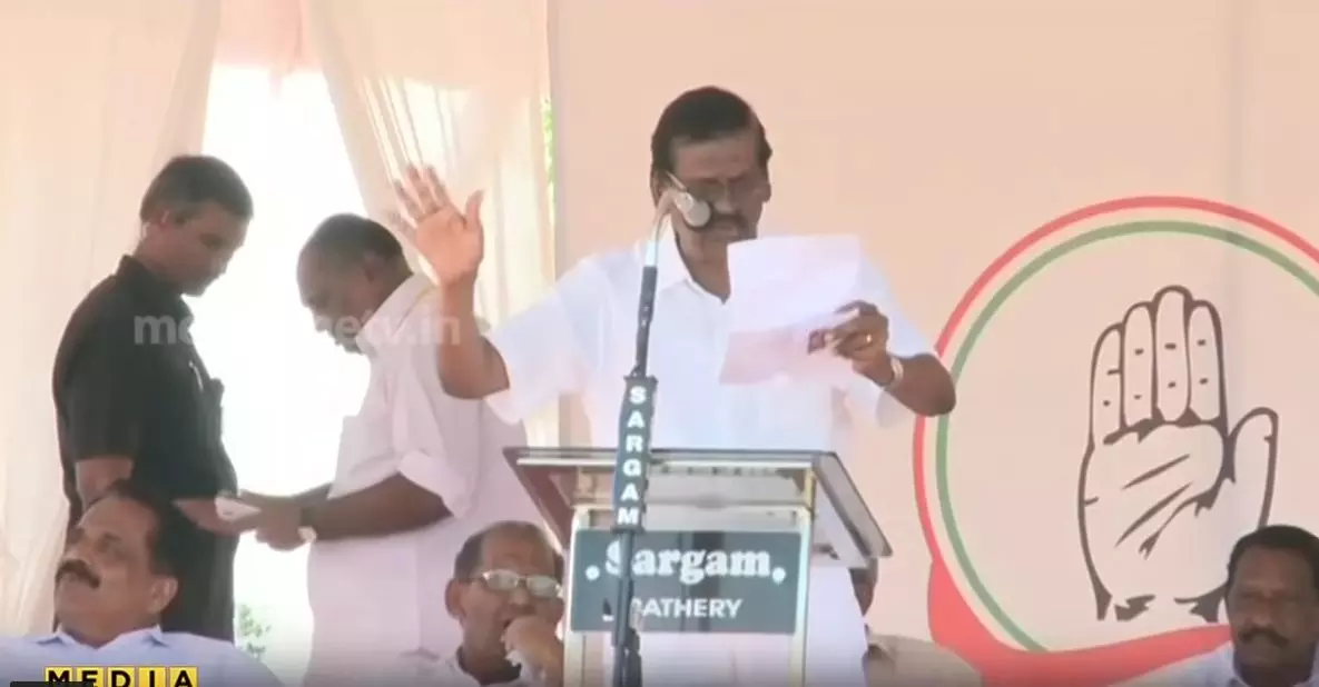 രാഹുലിന്റെ പ്രചാരണത്തിനായി പാട്ടു പാടി പി.ജെ ജോസഫ്