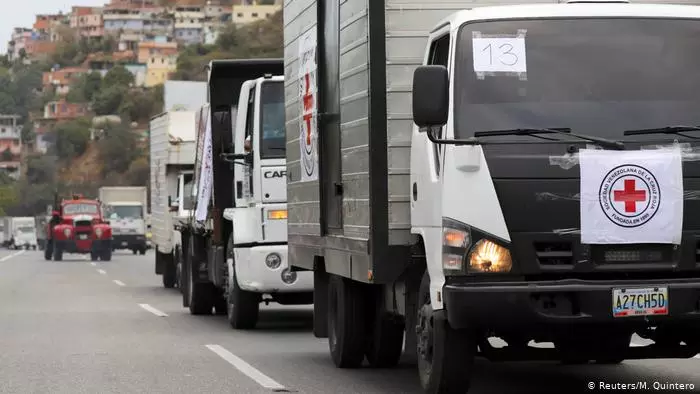 വെനസ്വേലയിലേക്ക് സഹായവുമായി റെഡ് ക്രോസ് വെനസ്വേലയിലേക്ക് സഹായവുമായി റെഡ് ക്രോസ്