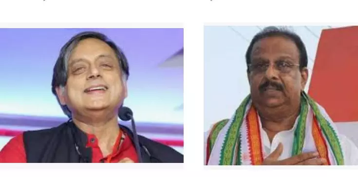 കെ സുധാകരന് താക്കീത്, ശശി തരൂരിനെതിരെ കേസെടുത്തു കെ സുധാകരന് താക്കീത്, ശശി തരൂരിനെതിരെ കേസെടുത്തു