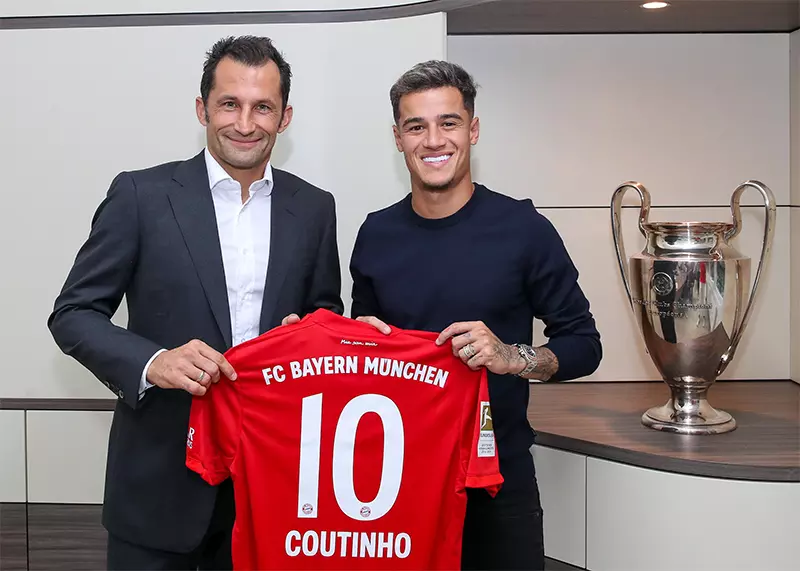 ബാഴ്സക്കു വേണ്ടാത്ത കുട്ടിന്യോക്ക് ബയേണിൽ വൻ സ്വീകരണം ബാഴ്സക്കു വേണ്ടാത്ത കുട്ടിന്യോക്ക് ബയേണിൽ വൻ സ്വീകരണം