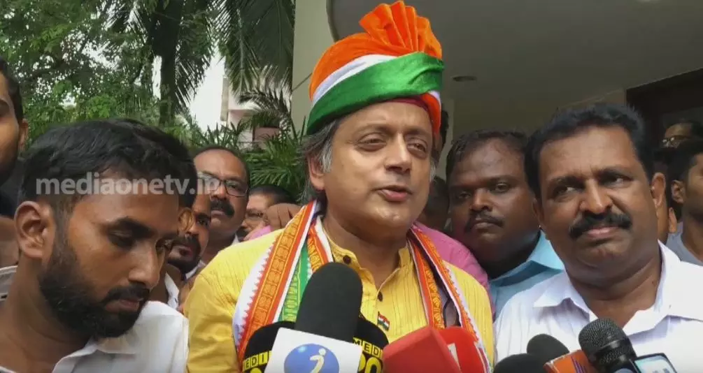 സെഞ്ച്വറി അടിച്ചു, ടീം തോറ്റു: ശശി തരൂര് സെഞ്ച്വറി അടിച്ചു, ടീം തോറ്റു: ശശി തരൂര്