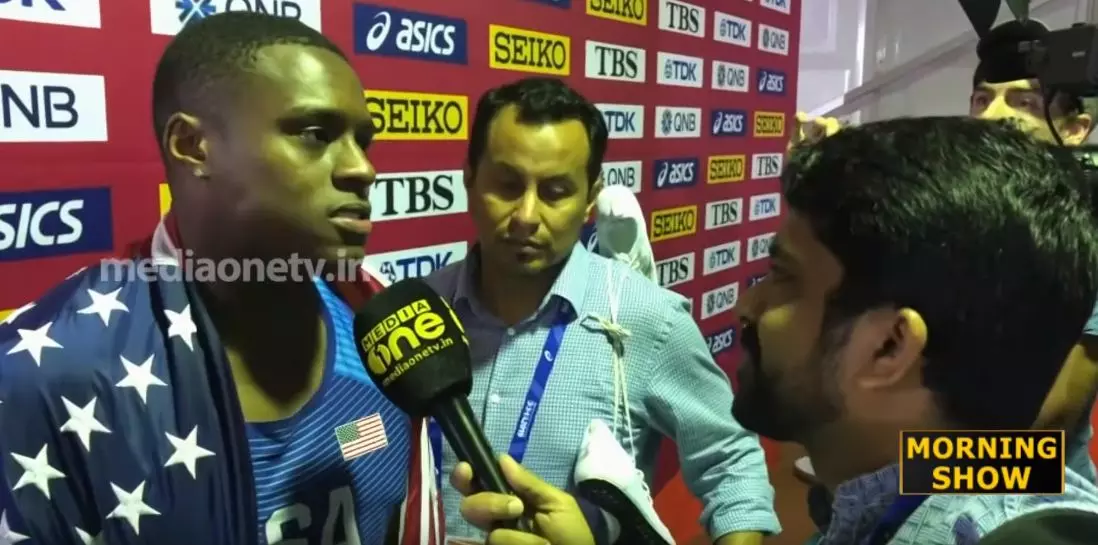 നൂറ് മീറ്ററിലെ സ്വര്‍ണ നേട്ടത്തിലൂടെ താന്‍ അനുഗ്രഹിക്കപ്പെട്ടെന്ന് ക്രിസ്റ്റ്യന്‍ കോള്‍മാന്‍ 