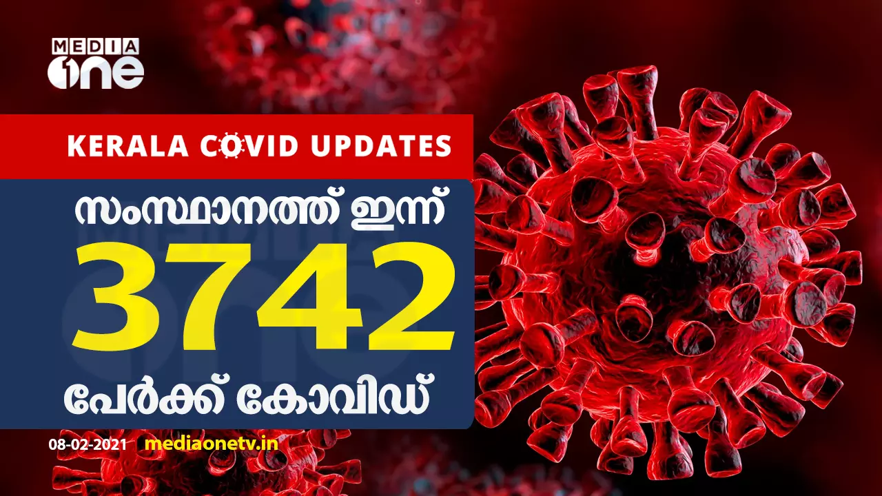 സംസ്ഥാനത്ത് ഇന്ന് 3742 പേര്ക്ക് കോവിഡ് 19 സ്ഥിരീകരിച്ചു സംസ്ഥാനത്ത് ഇന്ന് 3742 പേര്ക്ക് കോവിഡ് 19 സ്ഥിരീകരിച്ചു