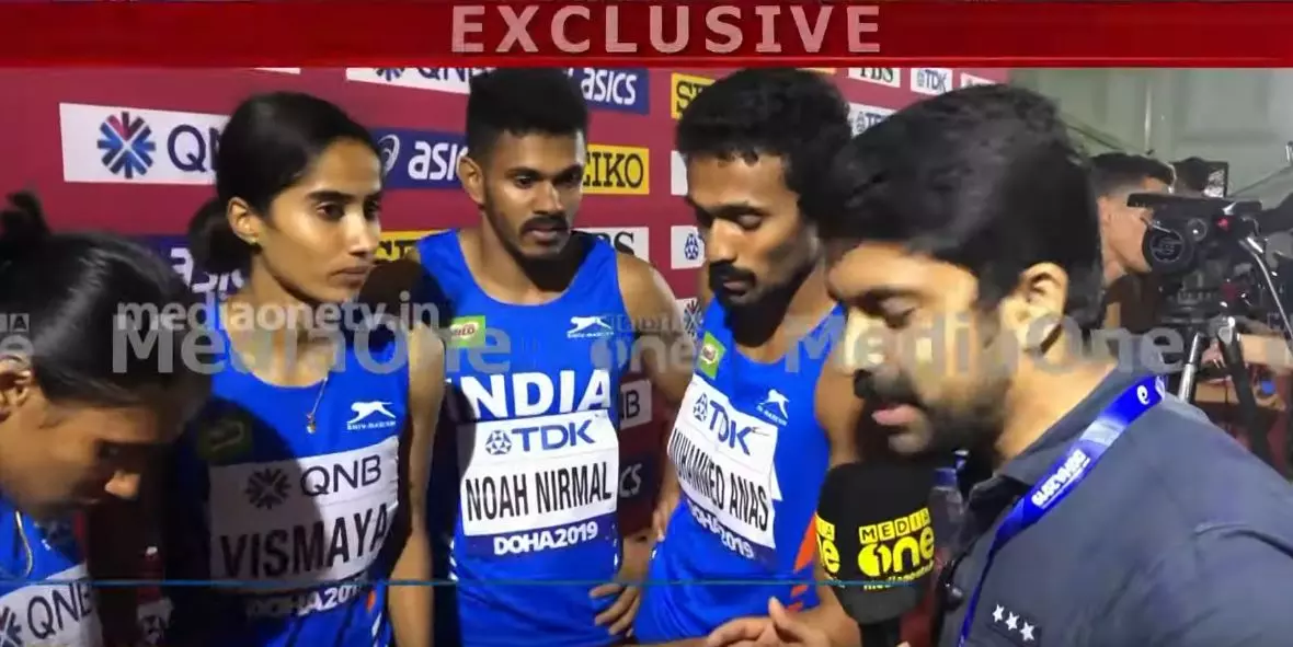 ദേശീയ റെക്കോര്‍ഡ് നേട്ടത്തില്‍ സന്തോഷം, ഇനി ലക്ഷ്യം ഒളിമ്പിക്സ്: മിക്സഡ് റിലേ മലയാളി ടീം മീഡിയവണിനോട്