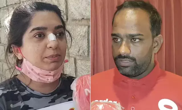 സൊമാറ്റോ ഡെലിവറി ബോയ് മൂക്കിനിടിച്ചെന്ന ആരോപണം; യുവതിക്കെതിരെ കേസെടുത്ത് പൊലീസ് സൊമാറ്റോ ഡെലിവറി ബോയ് മൂക്കിനിടിച്ചെന്ന ആരോപണം; യുവതിക്കെതിരെ കേസെടുത്ത് പൊലീസ്