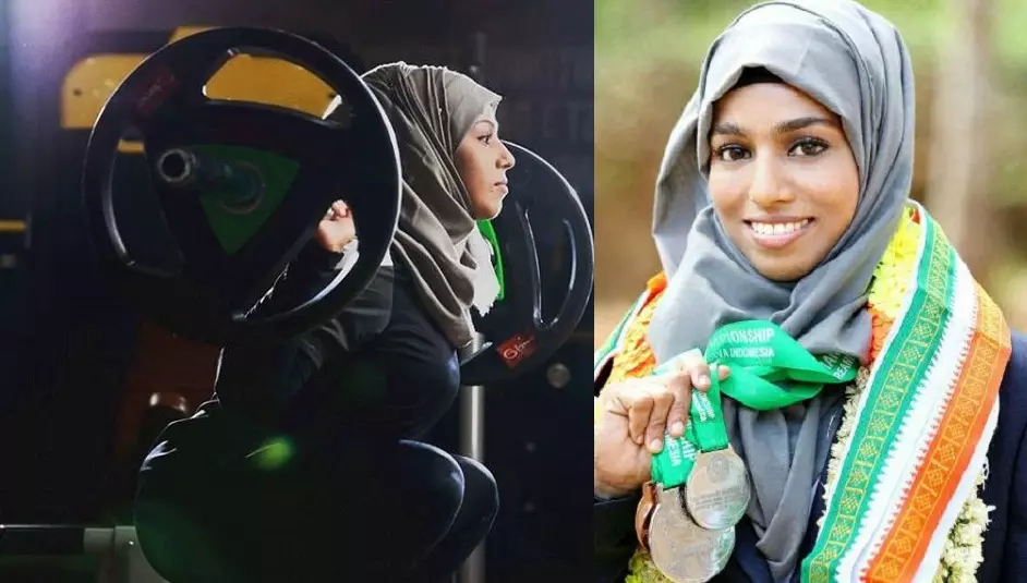 അവസാന നിമിഷം സ്പോണ്സര് കാല് മാറി; ഇന്ത്യയുടെ ആദ്യ ഹിജാബി പവര്ലിഫ്റ്റര് മജ്സിയക്ക് ലോക ചാമ്പ്യന്ഷിപ്പില് പങ്കെടുക്കാന് പണം വേണം അവസാന നിമിഷം സ്പോണ്സര് കാല് മാറി; ഇന്ത്യയുടെ ആദ്യ ഹിജാബി പവര്ലിഫ്റ്റര് മജ്സിയക്ക് ലോക ചാമ്പ്യന്ഷിപ്പില് പങ്കെടുക്കാന് പണം വേണം