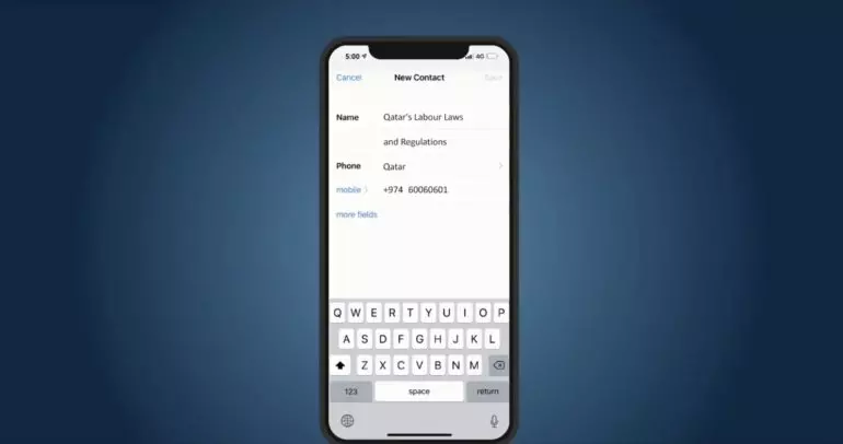 തൊഴില് പ്രശ്നങ്ങളില് പരിഹാരത്തിനായി ഖത്തറില് പുതിയ വാട്ട്സാപ്പ് സേവനം തൊഴില് പ്രശ്നങ്ങളില് പരിഹാരത്തിനായി ഖത്തറില് പുതിയ വാട്ട്സാപ്പ് സേവനം