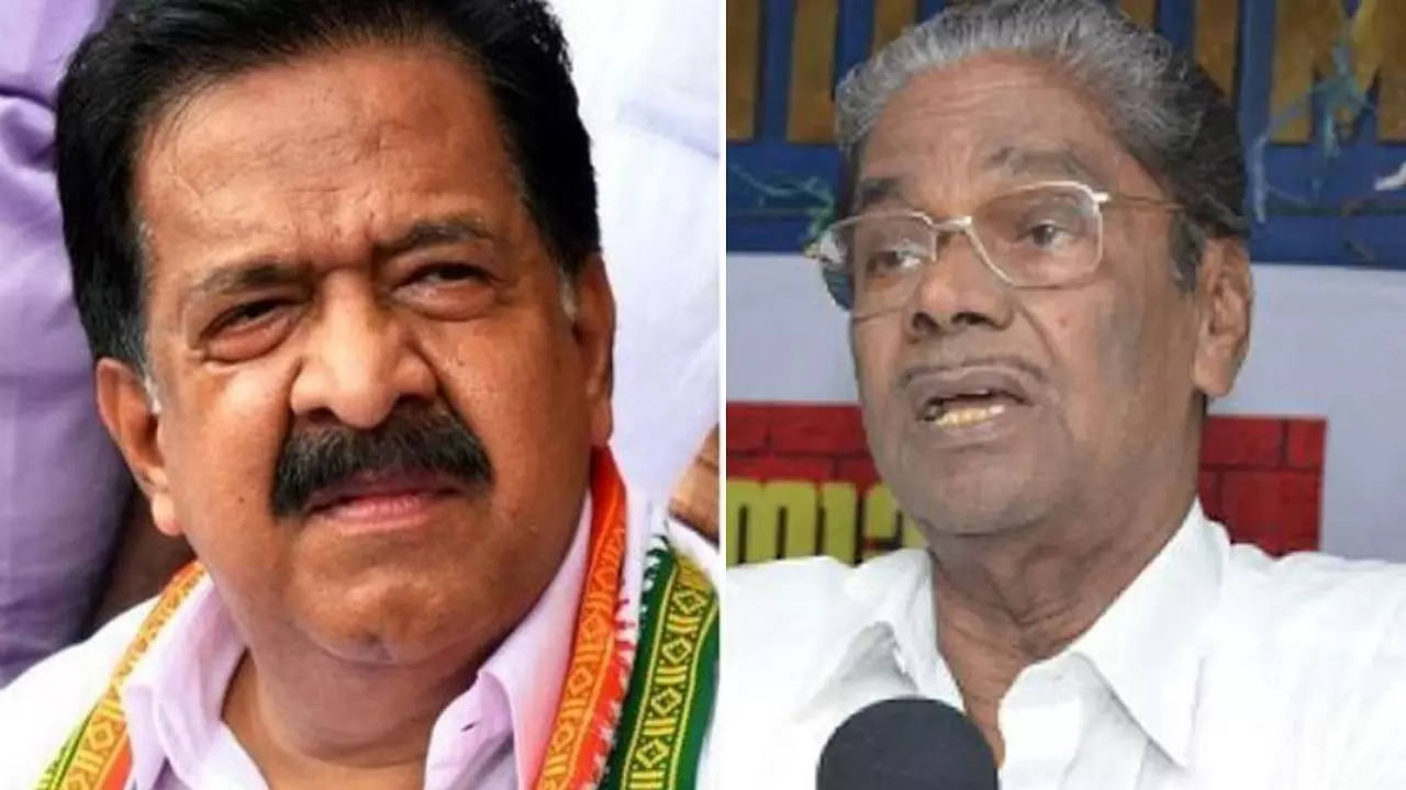 എന്തോ മാഹാ കണ്ടുപിടുത്തം നടത്തി...; ഇരട്ടവോട്ട് വിഷയത്തിൽ ചെന്നിത്തലയെ പരിഹസിച്ച് ആനത്തലവട്ടം ആനന്ദൻ എന്തോ മാഹാ കണ്ടുപിടുത്തം നടത്തി...; ഇരട്ടവോട്ട് വിഷയത്തിൽ ചെന്നിത്തലയെ പരിഹസിച്ച് ആനത്തലവട്ടം ആനന്ദൻ