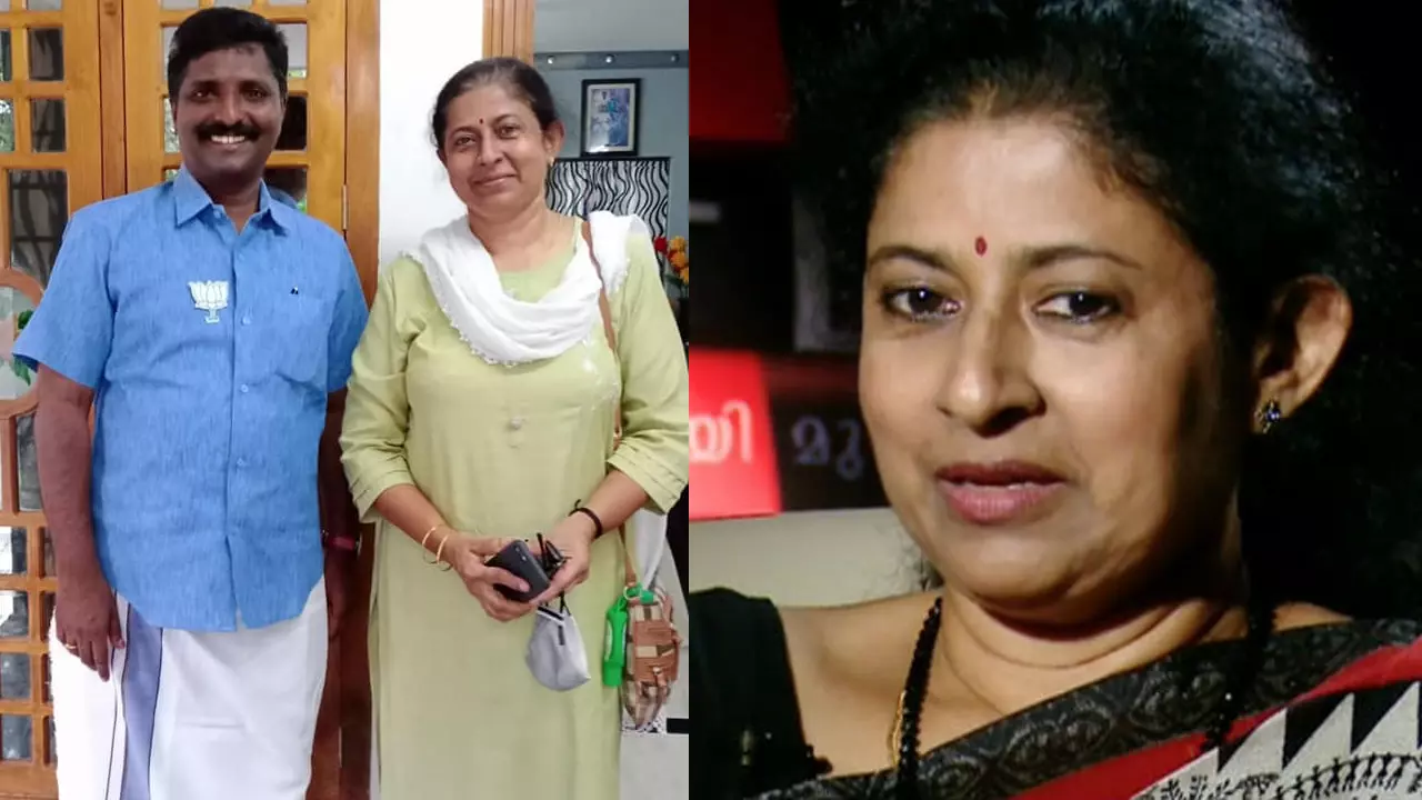 ബി.ജെ.പി സ്ഥാനാര്ഥിക്ക് വോട്ട് ചോദിച്ച് സംസ്ഥാന ചലച്ചിത്ര പുരസ്കാര ജേതാവ് നടി ജലജ ബി.ജെ.പി സ്ഥാനാര്ഥിക്ക് വോട്ട് ചോദിച്ച് സംസ്ഥാന ചലച്ചിത്ര പുരസ്കാര ജേതാവ് നടി ജലജ