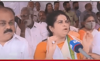 തൃശൂര്‍ പൂരം; പത്മജയുടെ സത്യാഗ്രഹം ആരംഭിച്ചു, സത്യാഗ്രഹമല്ല, അത്യാഗ്രഹമാണ് നടത്തുന്നതെന്ന് സുനില്‍ കുമാര്‍