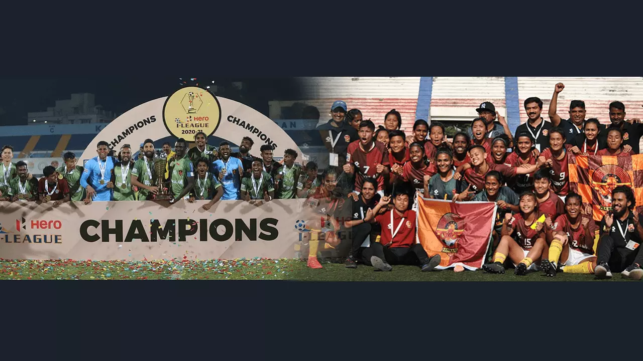 ഒരേ സമയം പുരുഷ-വനിതാ ലീഗ് ചാമ്പ്യന്‍മാര്‍; ഗോകുലം എഫ്.സിക്ക് അത്യപൂര്‍വ്വ നേട്ടം