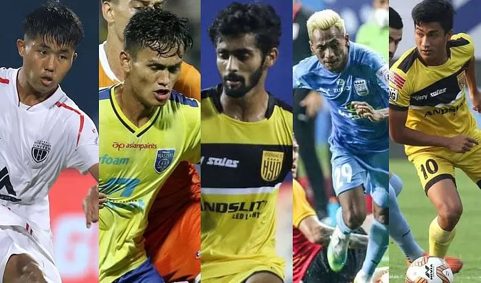 ഇന്ത്യൻ ഫുട്ബോളിലെ  ഉദിച്ചുയരുന്ന അഞ്ച് യുവനക്ഷത്രങ്ങൾ