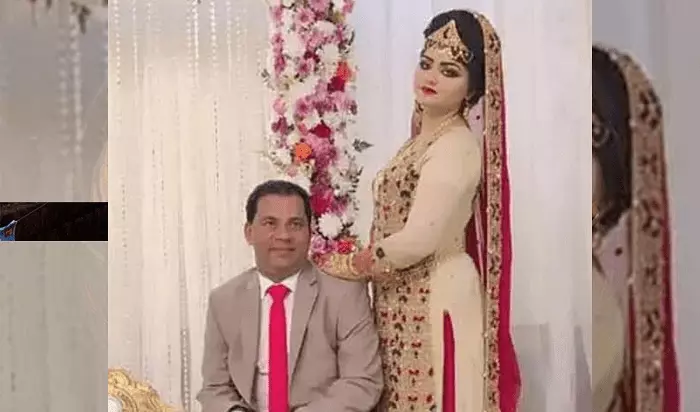 19കാരിയായ പാക് ഭാര്യയുടെ വിവരങ്ങൾ മറച്ചുവച്ചു; കെടി സുലൈമാൻ ഹാജിക്കെതിരെ മന്ത്രി വി മുരളീധരൻ 19കാരിയായ പാക് ഭാര്യയുടെ വിവരങ്ങൾ മറച്ചുവച്ചു; കെടി സുലൈമാൻ ഹാജിക്കെതിരെ മന്ത്രി വി മുരളീധരൻ