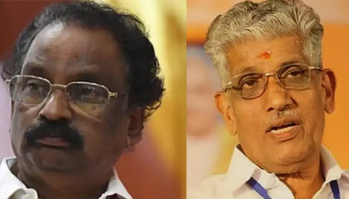 മുന്നോക്ക സമുദായത്തിലെ പാവങ്ങള്ക്ക് സംവരണം പ്രഖ്യാപിച്ചത്, ഇടപ്പെട്ടത് ഞങ്ങളാണ്; സുകുമാരന് നായര്ക്കെതിരെ എ.കെ ബാലൻ മുന്നോക്ക സമുദായത്തിലെ പാവങ്ങള്ക്ക് സംവരണം പ്രഖ്യാപിച്ചത്, ഇടപ്പെട്ടത് ഞങ്ങളാണ്; സുകുമാരന് നായര്ക്കെതിരെ എ.കെ ബാലൻ