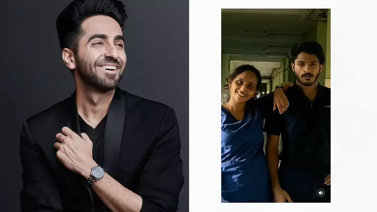 നമ്മുടെ ഡോക്ടർമാർ; നവീന്‍റെയും ജാനകിയുടെയും വീഡിയോ പങ്കുവെച്ച് സ്നേഹം അറിയിച്ച് ആയുഷ്മാന്‍ ഖുറാന