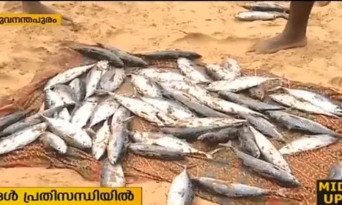 തെക്കന്‍ കേരളത്തില്‍ മത്സ്യമേഖല നിശ്ചലം