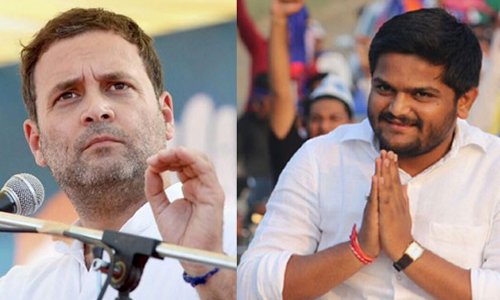 ഗുജറാത്തില്‍ ഹര്‍ദിക് പട്ടേലിന്‍റെ പിന്തുണ കോണ്‍ഗ്രസിന്