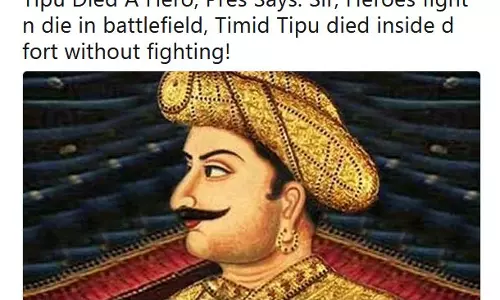 ടിപ്പു ഭീരുവാണ്, കോട്ടയ്ക്കുള്ളിലാണ് മരിച്ചത്: രാഷ്ട്രപതിയെ തള്ളി ബിജെപി എംപി ടിപ്പു ഭീരുവാണ്, കോട്ടയ്ക്കുള്ളിലാണ് മരിച്ചത്: രാഷ്ട്രപതിയെ തള്ളി ബിജെപി എംപി