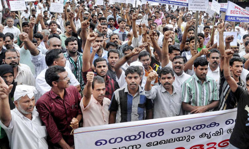 ഗെയില്‍ വിരുദ്ധ സമരം പുനരാരംഭിച്ചു