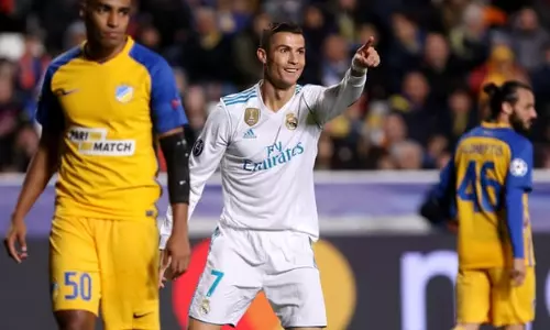 ചാമ്പ്യന്‍സ് ലീഗില്‍ റയലിന് വമ്പന്‍ ജയം, ക്രിസ്റ്റ്യാനോക്ക് റെക്കോഡ്