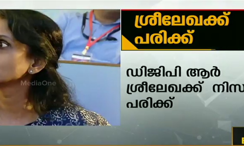 വാഹനാപകടം: ഡിജിപി ആർശ്രീലേഖയ്ക്ക് പരിക്ക്