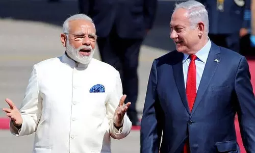 മോദിക്കൊപ്പം റോഡ് ഷോ; നെതന്യാഹുവിന്റെ ഇന്ത്യാ സന്ദര്‍ശനം തുടരുന്നു