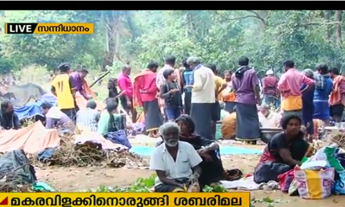 ശബരിമല  മകരവിളക്കുത്സവത്തിനായി ഒരുങ്ങി