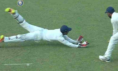 പത്ത് ഇരകളെ പിടിച്ച് റെക്കോഡിട്ട് സാഹ