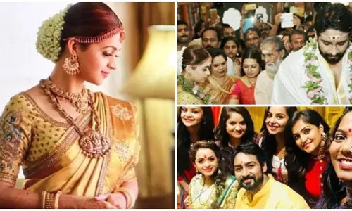 ഭാവന വിവാഹിതയായി ഭാവന വിവാഹിതയായി