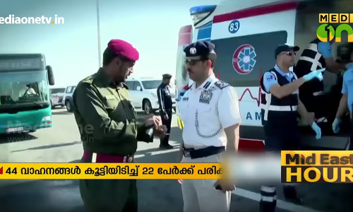 അബൂദബിയിൽ 44 വാഹനങ്ങൾ കൂട്ടിയിടിച്ച​ അപകടം​: ട്രക്ക്​ ഡ്രൈവര്‍ അറസ്​റ്റില്‍