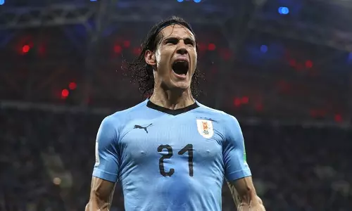 കവാനിയുടെ ഇരട്ടഗോള്‍ മികവില്‍ യുറൂഗ്വായ് ക്വാര്‍ട്ടറില്‍  