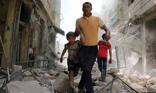 ശുഭപ്രതീക്ഷയോടെ സിറിയന് സമാധാന ചര്ച്ച ശുഭപ്രതീക്ഷയോടെ സിറിയന് സമാധാന ചര്ച്ച