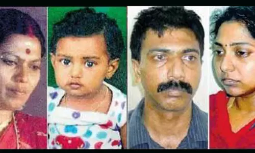 കുഞ്ഞിനെ കൊന്ന അമ്മയല്ലെന്ന് അനുശാന്തി; തെറ്റു ചെയ്തിട്ടില്ലെന്ന് നിനോ കുഞ്ഞിനെ കൊന്ന അമ്മയല്ലെന്ന് അനുശാന്തി; തെറ്റു ചെയ്തിട്ടില്ലെന്ന് നിനോ