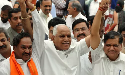 കര്ണാടക തെരഞ്ഞെടുപ്പ്: ബിജെപിയുടെ ആദ്യഘട്ട സ്ഥാനാര്ഥി പട്ടിക പ്രഖ്യാപിച്ചു കര്ണാടക തെരഞ്ഞെടുപ്പ്: ബിജെപിയുടെ ആദ്യഘട്ട സ്ഥാനാര്ഥി പട്ടിക പ്രഖ്യാപിച്ചു