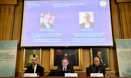 സാമ്പത്തിക ശാസ്ത്രത്തിനുള്ള നൊബേല് രണ്ട് അമേരിക്കന് ശാസ്ത്രജ്ഞര്ക്ക് സാമ്പത്തിക ശാസ്ത്രത്തിനുള്ള നൊബേല് രണ്ട് അമേരിക്കന് ശാസ്ത്രജ്ഞര്ക്ക്