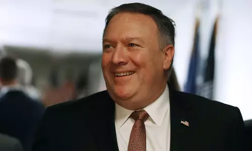 അമേരിക്കന്‍ സ്റ്റേറ്റ് സെക്രട്ടറി മൈക് പോപിയോ സൌദിയിലെത്തി