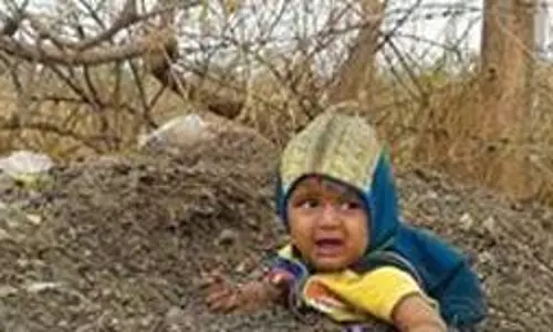 സൂര്യഗ്രഹണ ദിവസം അംഗവൈകല്യം ഭേദമാകാന്‍ കൈക്കുഞ്ഞിനെ മണ്ണില്‍ കുഴിച്ചിട്ടു